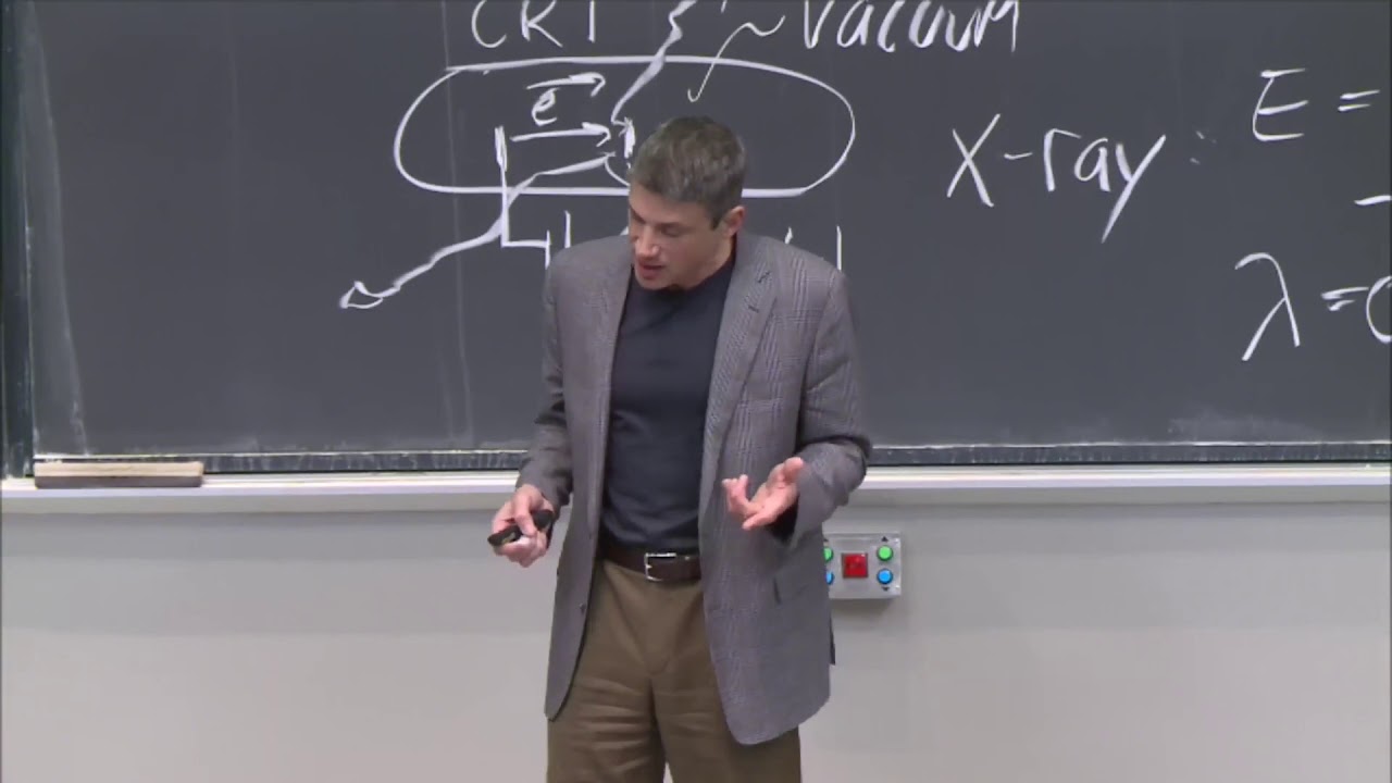 20. X-ray Emission and Absorption (Intro to Solid-State Chemistry)