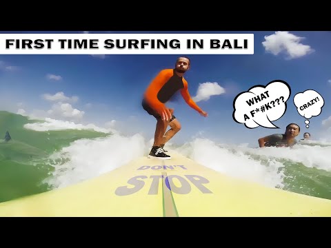 First Surfing Experience | Our first Bali surfing trip