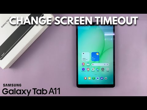 How To Change Screen Timeout Period On Samsung Galaxy Tab A11