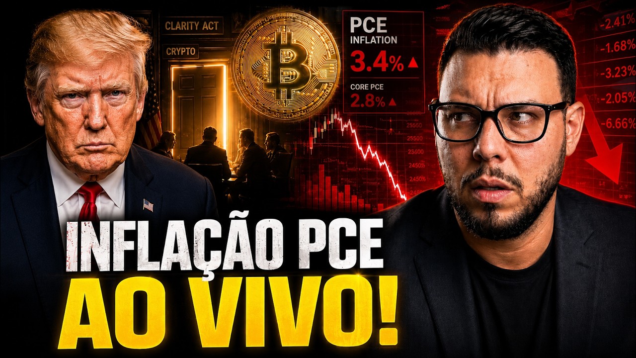 URGENTE! INFLAÇÃO PCE AO VIVO: REUNIÃO SECRETA DE TRUMP PODE MUDAR O FUTURO DAS CRIPTOS!