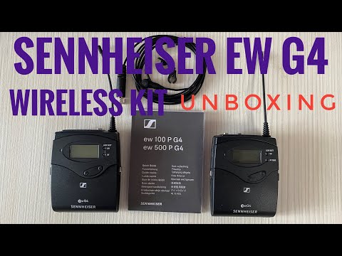 Sennheiser EW G4 Wireless Kit Unboxing