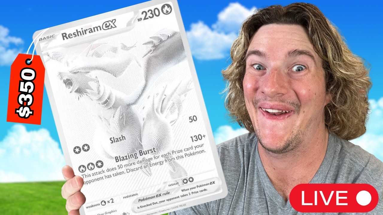 WE PULLED the $350 Reshiram Card!
