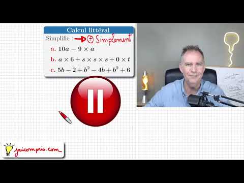 Exercise ♦ Literal calculation ♦ Simplify / Reduce an expression ♦ Fifth Fourth third