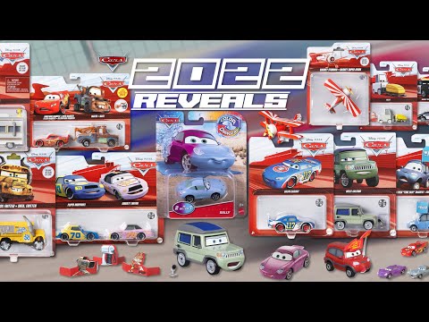 2022 Mattel Disney Cars Package Reveals - Singles, Deluxe, 2-Packs (Axlerod, Barney, Crusty Rotor)