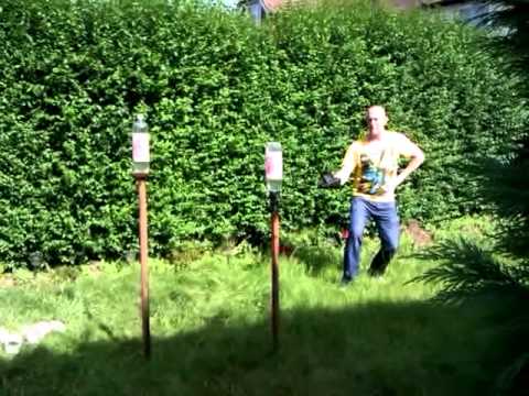 Cutlass and sabre bottle cutting