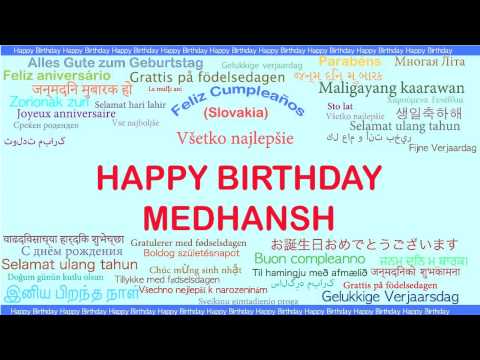 Medhansh   Languages Idiomas - Happy Birthday