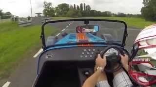 preview picture of video 'Curborough Sprint Course Video Collection - Caterham R500 Superlight Duratec 19th June 2014'