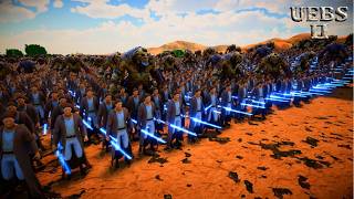 JEDI KNIGHTS, TROLLS & QUEENS vs PLAGUEBEARER HORDE | Ultimate Epic Battle Simulator 2 | UEBS 2