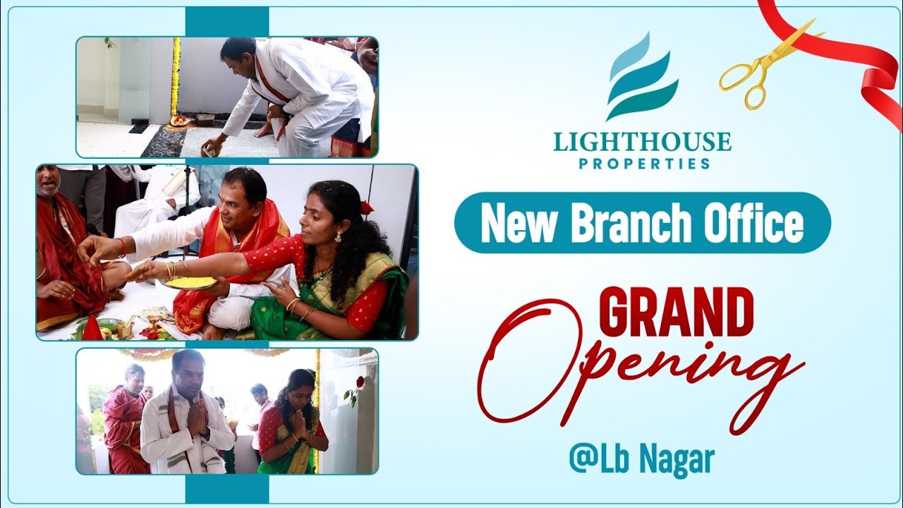 New Beginning! | Grand Opening Ceremony Of LightHouse Properties At LB Nagar | Opening Highlights