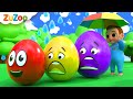 Rain Rain Go Away Surprise Eggs Version ZuZoo Nursery Rhymes Kids Songs
