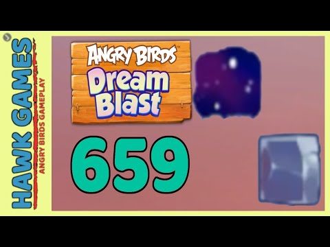 Angry Birds Dream Blast Level 659 - Walkthrough, No Boosters
