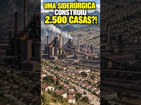 A siderúrgica que construiu milhares de casas e ajudou a formar uma cidade