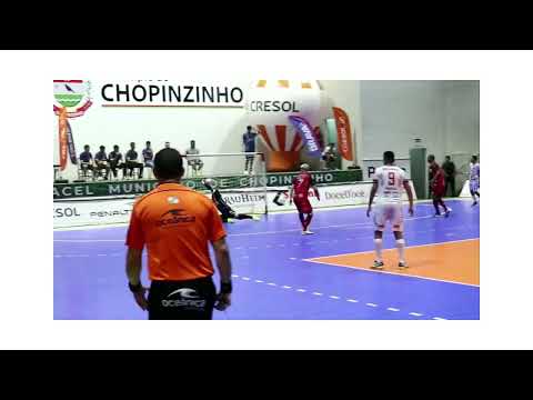 Gols Acel Chopinzinho 03 x 00 Operário Laranjeiras Semifinais da Chave Ouro Futsal Jogo de Volta