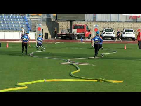 Muži SDH Bozkov - mistr ČR v požárním útoku 2019