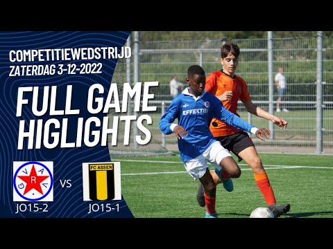 GVAV JO15-2 vs FC Assen JO15-1