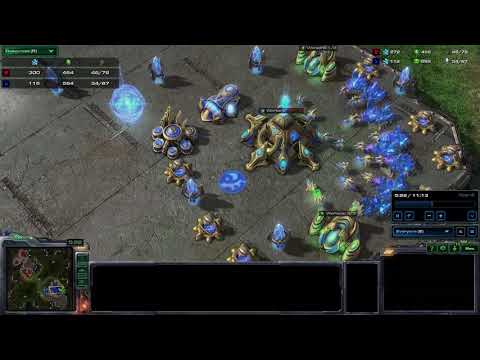 StarCraft II - How to against Terran's Tank and Marauder Rush with Protoss