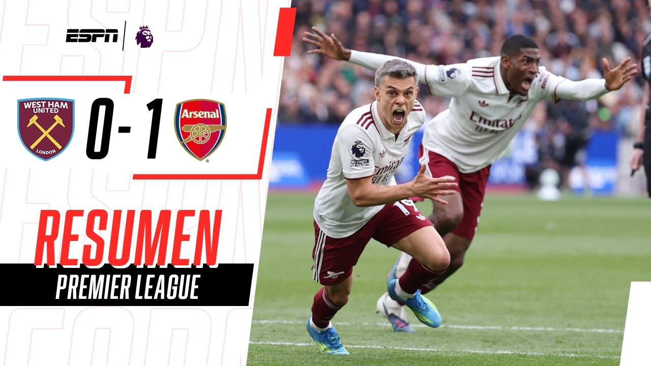¡PARTIDO DE INFARTO! ARSENAL GANÓ Y EL VAR LO SALVÓ DEL EMPATE | West Ham 0-1 Arsenal | RESUMEN