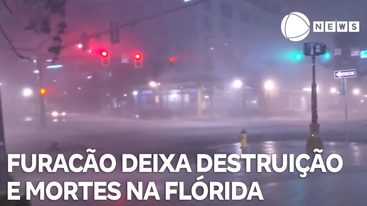 Furacão Milton é rebaixado para categoria 1, mas deixa destruição e mortes na Flórida