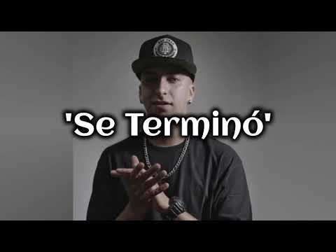 Letra - se termino - Tose One ft @jay romero