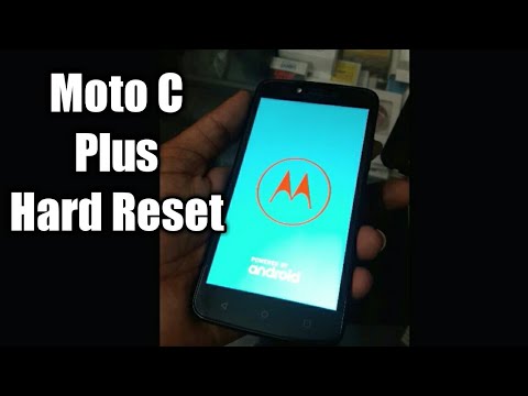 Moto C plus hard reset and pattern unlock