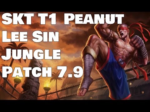 SKT T1 Peanut - Lee Sin vs Sejuani Patch 7.9