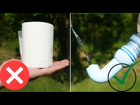 How to Use the Water Bottle Bidet - Backpacking Without Toilet Paper