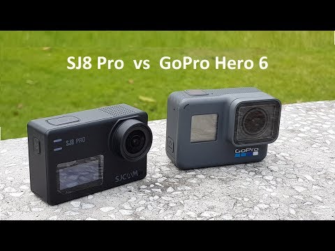SJ8 Pro vs GoPro Hero 6 Comparison [4K]