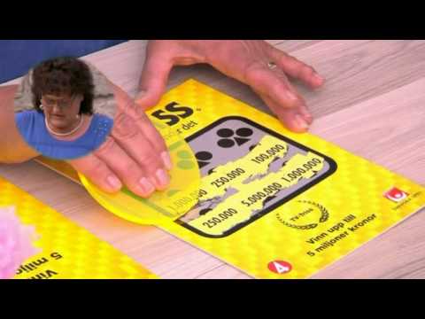 Triss: Lillian från Karlskrona skrapar - Nyhetsmorgon (TV4)