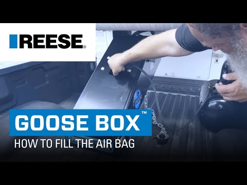 How to Inflate the Air Bag on the REESE® Goose Box™- Gooseneck Pin-Box Replacement with Air Ride