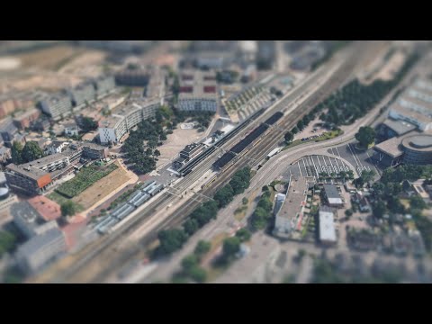 Train race through the fog HYPERLAPSE HOLLAND Apeldoorn - Enschede