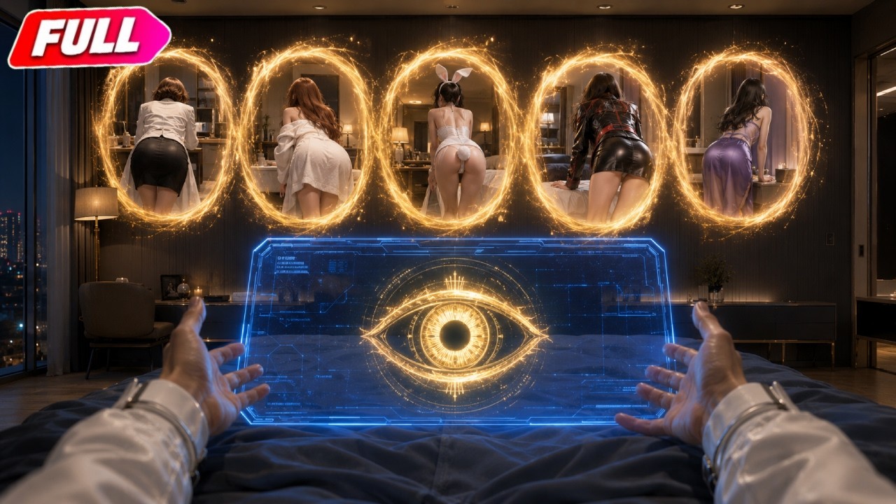 رجل تتعرض للضرب من 5 خالات يحصل على نظارات أشعة سينية! يرى كل شيء! الآن يتسابقن لجذب انتباهه!