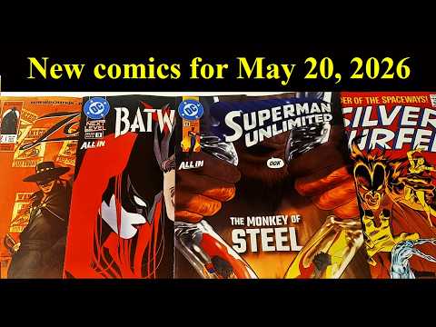 This Weeks New Comics: Zorro #1, Batwoman #3, Superman Unlimited #13 (May 20, 2026