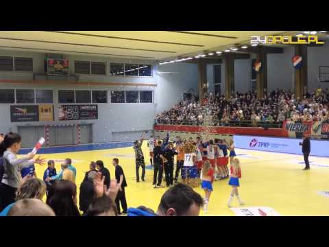 PE Gwardia Opole - Azoty Puławy. Radość po wygranej [www.24opole.pl]