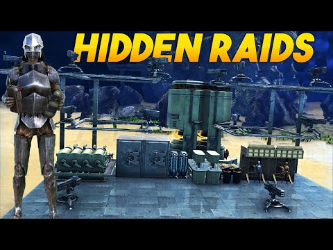 SOLO Raiding 4 HIDDEN Bases For HUGE LOOT - ARK
