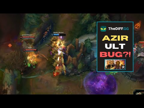 Should Azir Ult Even Do this?! - League of Legends (Highlight)