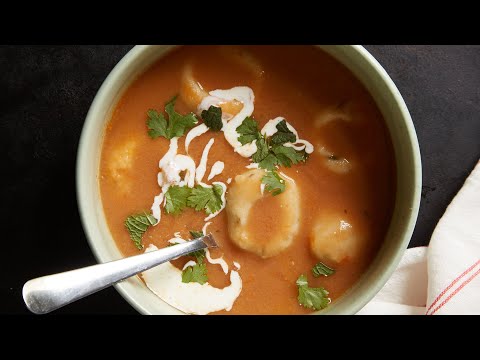 Pati Jinich - Pinto Bean Soup with Masa Dumplings AKA "Belly Button Soup"