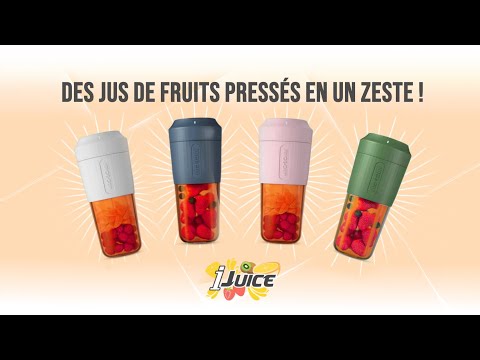 iJuice-Cup™ - Des jus de fruits pressés en un zeste !