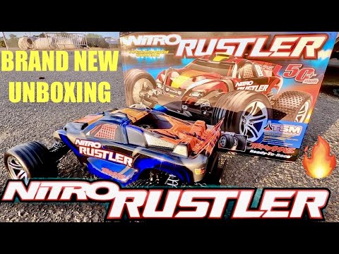 Traxxas Nitro Rustler Unboxing - The Longest Production Nitro Ever Made 🔥 - Hobby Store's Last One.