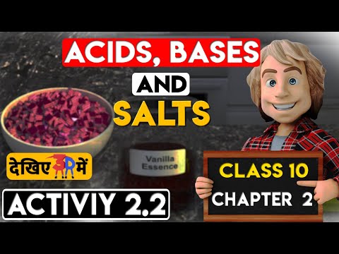 "NCERT Science Class 10: Chapter 2 - Part-2 | Acids, Bases and Salts | Activity 2.2 in 3d |