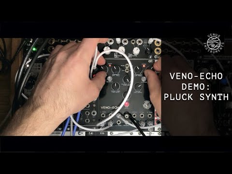 Venus Instruments VENO-ECHO demo: pluck synth