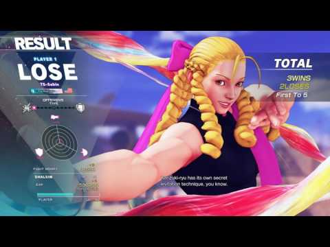 SF5 FT5 Sets: PIE Smug (Karin) vs TS Sabin [720p/60fps]