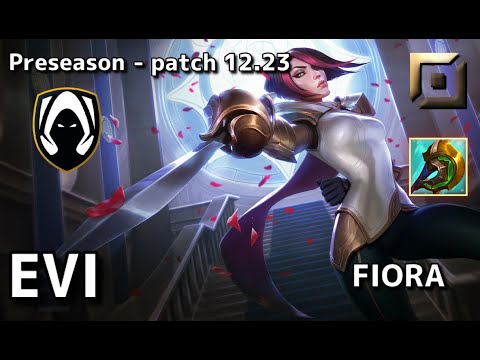 【EUWサーバー/D4】TH Evi フィオラ(Fiora) VS ドクタームンド(Dr Mundo) TOP - Patch12.23 EUW Ranked【LoL】