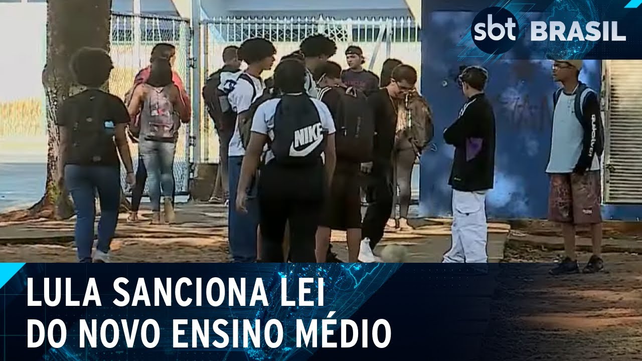 Novas regras do ensino médio entram em vigor a partir de 2025 | SBT Brasil (03/08/24)