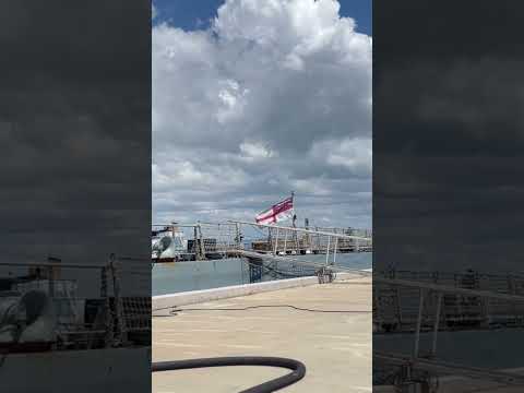 A visit from HMS Medway.