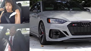 PARENTS REACT TO 2021 AUDI RS5!!! *THEY CAN'T HANDLE THE LAUNCH*