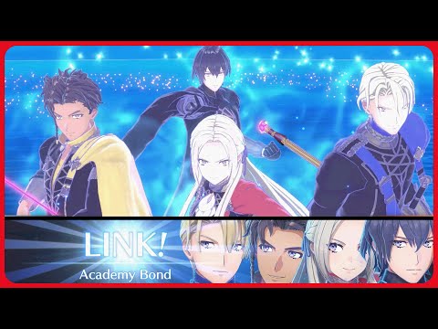 Emblem Byleth, Edelgard, Dimitri and Claude combo attack - Fire Emblem Engage