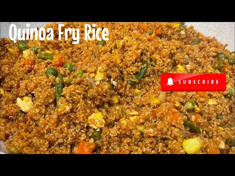 Quinoa Style Fry Rice Recipe Jamaican Style || Healthy Non Rice Option