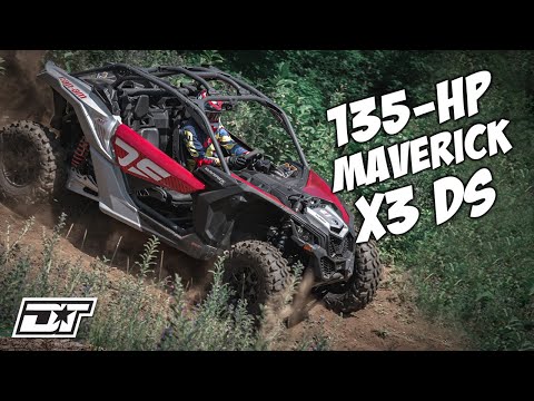135 Horsepower 64-Inch Wide Can Am Maverick X3 DS Turbo Review!!