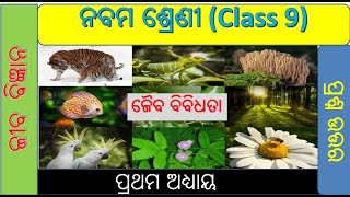 ଜୈବ ବିବିଧତା || class 9 Life Science chapter 1 question answer in odia || Bio-diversity
