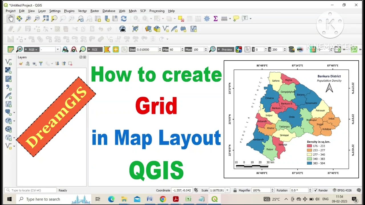 How to Create Grid on Map Layout in QGIS//Add Grid Frame in QGIS//Map Layout 2